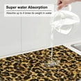 thumbnail image 6 of Bingfone Gold Glitter Leopard ,18" x 24"Dish Drying Mat for Kitchen Counter,Ultra Absorbent Microfiber, 6 of 9