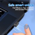 thumbnail image 3 of ZheElen Compact Mini USB Fingerprint Reader For Quick And Accurate Matching Secure Win10/11 Login Fingerprint Login, 3 of 6