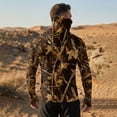 thumbnail image 4 of Men's Sun Protection Hoodie Shirt UPF 50+ Rash Guards Camo Long Sleeve SPF UV Fishing Running Swimming Outdoor Shirts, 4 of 9