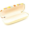 thumbnail image 2 of Hard Eyeglass Case, Glasses Holder For Women, Men, Girls, Boys- Colorful Stripes, Peacock, 2 of 9