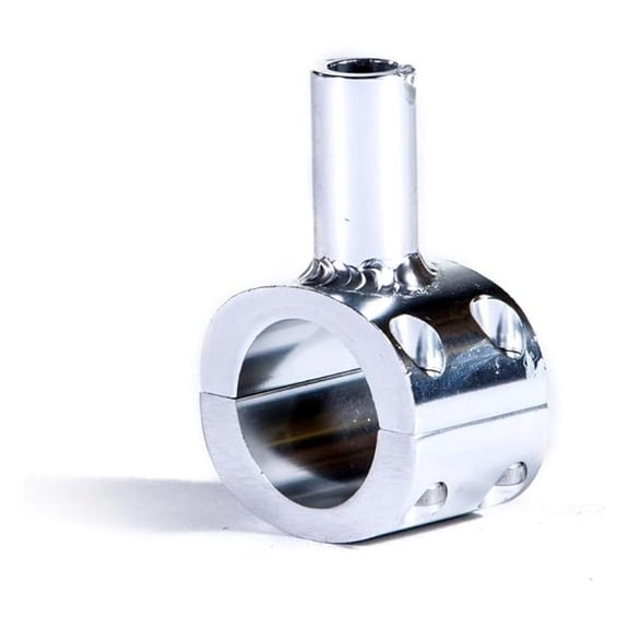 Fishmaster T-Top 1" Universal Rail Mount Clamshell (Fits 1.66" / 1.315" Tubing) for T-Top Boat Accessories - Marine Grade Aluminum/Stainless Steel