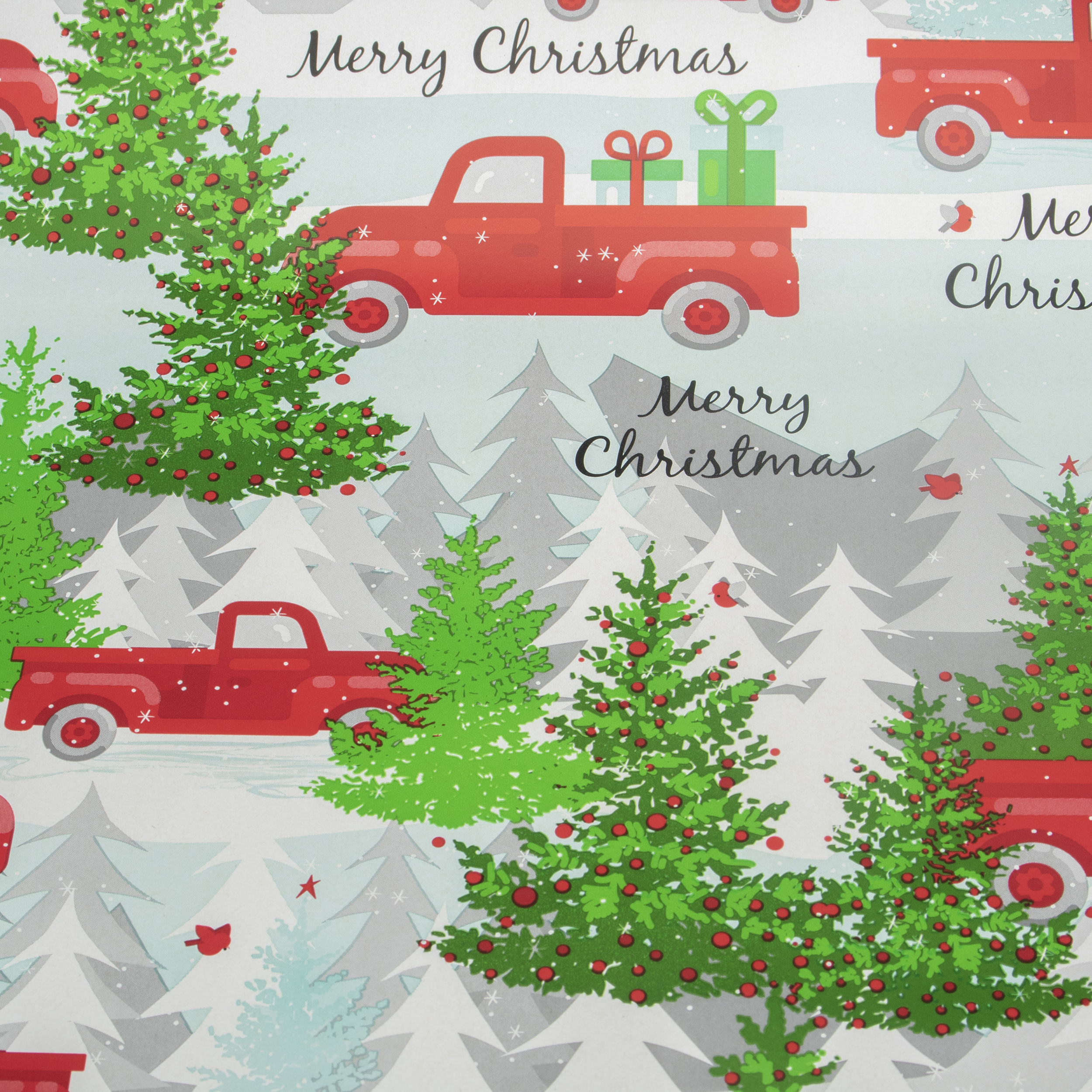 Aimyoo Kraft Christmas Wrapping Paper Jumbo Roll, Christmas Truck Tree  Design, Merry Christmas Xmas Gift Wrap Paper 17 in x 32 ft