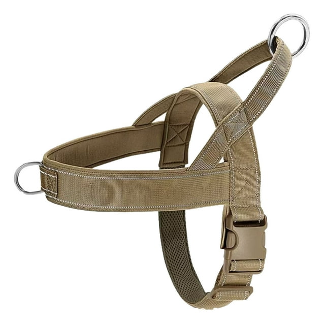 Arnés para perros sin tirones, acolchado, reflectante, ajustable y a prueba de fugas, para perros pequeños, medianos y grandes, para adiestramiento y paseos