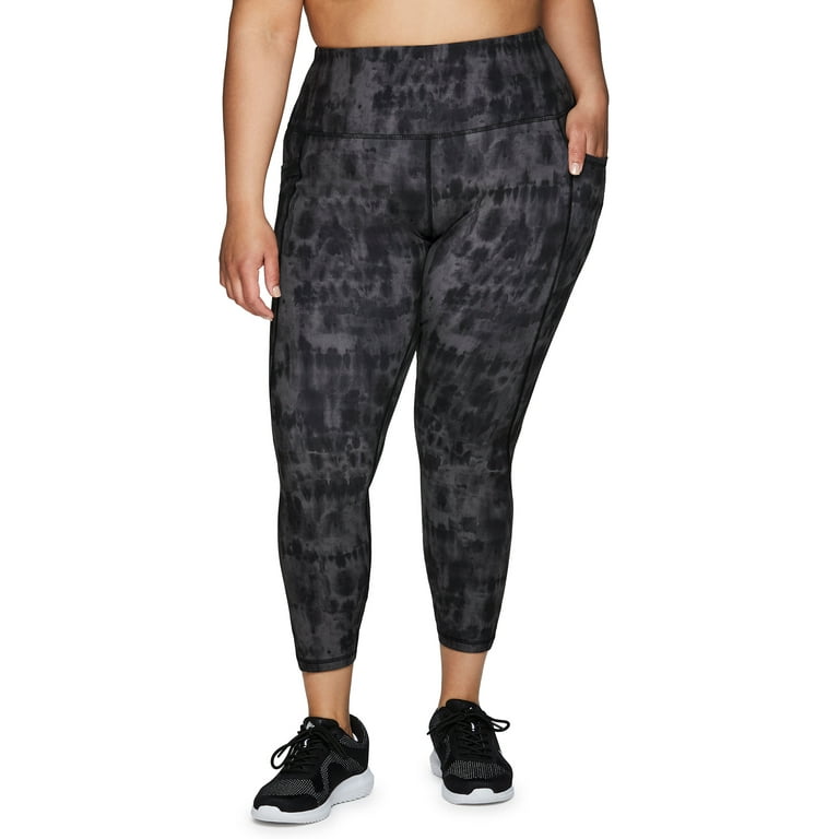 RBX Active Women's Plus Size Ultra Hold 7/8 Legging With Pockets 