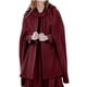 thumbnail image 2 of Gabardina informal sin mangas con capucha para mujer, chaqueta tipo cárdigan con abertura frontal, chal, capa, manto, abrigo grande, 2 of 9