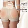 thumbnail image 4 of Lace Panties Push Up Women's Butt Invisible Panty Underwear Flat Belly Slimming Butt Lifter Shapewear Hip Enhancer Sculpting Panties Short Invisible P, 4 of 5
