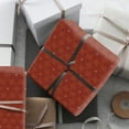 thumbnail image 3 of Paquete de 8 papeles para envolver regalos navideños: papel rojo y blanco con brillo metálico, colección Christmas Elements, 20 x 28 pulgadas por hoja., 3 of 8