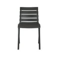 thumbnail image 4 of Rylan Indoor and Outdoor Stackable Chair - Black - Set of 2, 4 of 7