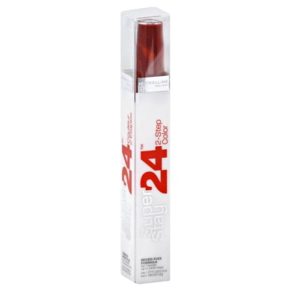 Maybelline New York Superstay 2 Step Lipcolor, All Day Cherry, 0.14 Oz