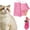 Pink, variant on Cat Shower Net Bag Taking Set Adjustable Multifunctional Breathable Anti And Anti Scratch Restraint Bag Cat Washing Shower Bag Nail Trimming Gloves Plastic, Orange One Size