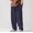 Navy, variant on Amzcrzy Mens Pants Sweatpants for Men Men's Solid Color Elastic Lace Up Corduroy Outdoor Fitness Pants Long Pants Pants for Men Mens Casual Pants