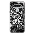 thumbnail image 1 of MUNDAZE LG Stylo 6 Shockproof Clear Hybrid Protective Phone Case Black White Urban Graffiti Cover, 1 of 6