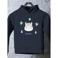 thumbnail image 3 of Cute Happy Lama Face Hoodie Toddler -Image by Shutterstock,  2 Toddler, 3 of 4