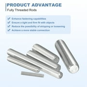 4Pcs M5-0.8x160mm Fully Threaded Rods, 304 Stainless Steel Thread Bar Studs