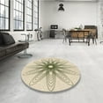 thumbnail image 4 of Ahgly Company Machine Washable Indoor Rectangle Transitional Moccasin Beige Area Rugs, 4' x 6', 4 of 7