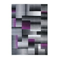 thumbnail image 2 of Masada Rugs Modern Contemporary Area Rug, Purple Grey Black (6 Feet X 9 Feet), 2 of 6