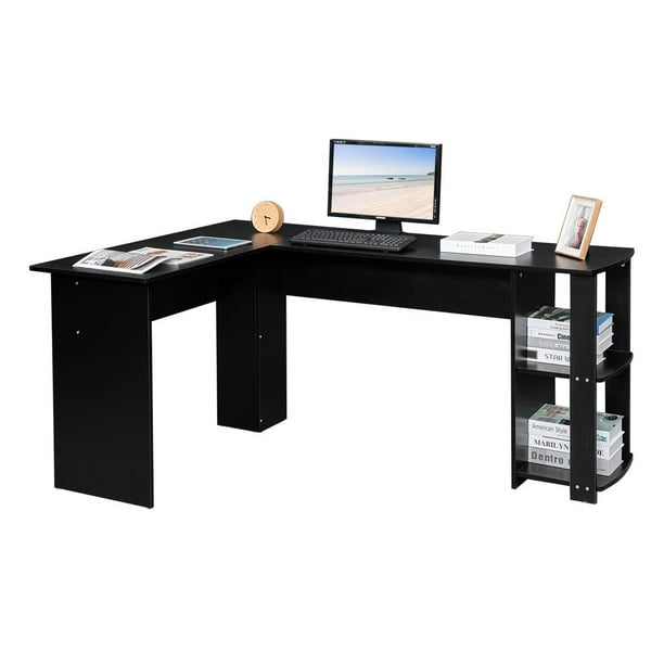 Ktaxon L Shaped Computer Desk Corner, Tall Corner Computer Desks For Home Office