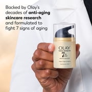 Olay Total Effects Face Moisturizer, Fragrance-Free, Everyday Care for All Skin, 1.7 fl oz