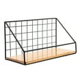 thumbnail image 5 of LABSERRON Floating Shelf With Hooks Black Metal Wrought Iron Style 1 Set 9.4X5.5X4.5in, 5 of 8
