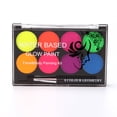 thumbnail image 3 of Graflsoa 8-Color UV Fluorescent Face Paint Kit with Random Brush for Creative DIY Body Art, Water-Soluble & Easy to Use, 3 of 6