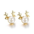 thumbnail image 2 of Xihbxyly Pendientes Navideños, Adornos Navideños Chapados En Color, Diseño de Aleación Cómodo, Tamaño Pequeño Exquisito, Ideal para Celebraciones, Exhibiciones y Colecciones, Regalo Perfecto para Ami, 2 of 4