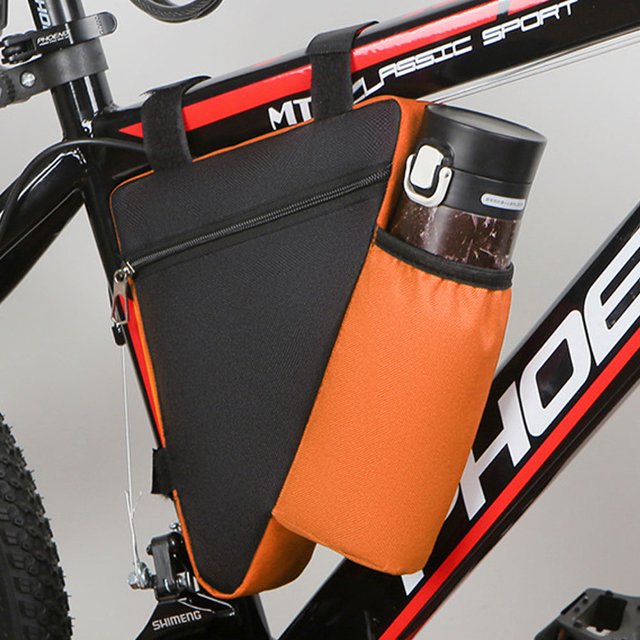 Bolsa triangular para bicicleta nueva, bolsa frontal para bicicleta de montaña, accesorios para equipo de equitación