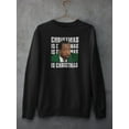 thumbnail image 3 of Christmas Is Christmas Sweatshirt Men The Office, Male x-Large, 3 of 4