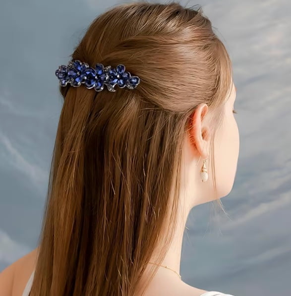 Exquisite rhinestone hair clips | Women's bridal hair accessories | Sparkling crystal hair clips | Wedding essentials | Perfect Christmas gifts