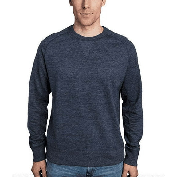 Champion Men's French Terry Crewneck, Navy, Medium - NEW