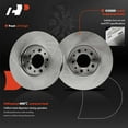 thumbnail image 5 of A-Premium 11.10 inch (281.9 mm) Front Vented Disc Brake Rotors + Ceramic Pads Kit Compatible with Select Ford Models - Windstar 1999 2000 2001 2002 2003, 6-PC Set, 5 of 9
