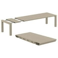thumbnail image 4 of Compamia Vegas 118" Extendable Patio Dining Table in Taupe, 4 of 11