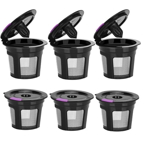 

Reusable Coffee Filters 6 Packs $Easy To Use Refillable Single-Cup Coffee Filters-Eco-Friendly Stainless Steel Mesh Filters (6 Pcs) $6 Coffee Filters-Eco-Friendly Stainless Steel (6 Pcs Per Pack)