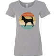 thumbnail image 3 of Inktastic Chihuahua Dog Retro Sunset Women's T-Shirt, 3 of 5