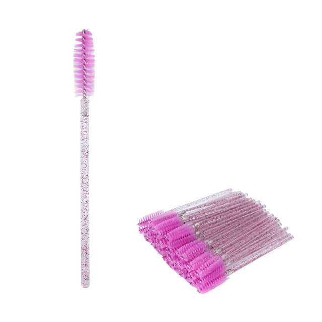 Cepillos de pestañas desechables de 50 piezas portátiles Pepitas de Pincel de Rímel Herramienta de Maquillaje