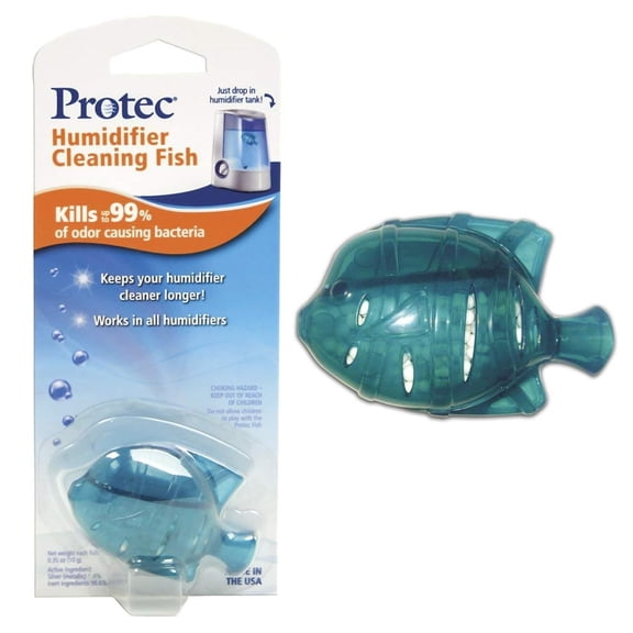 Protec Mist Humidifier Tank Cleaning Fish, 200-600 sq ft, Color May Vary, PC1F