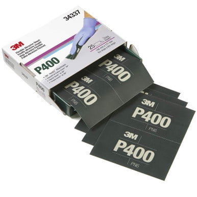3M 34337, P400 Flexible Abrasive Hookit Sheets