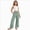 B48--Mint Green, variant on 9-10 Years Juniors Girls Linen Pants Wide Leg School Pants Cozy Elastic Waist Casual Beach Trousers Sweatpants Joggers Pants Fall and Winter Mint Green Girl Pants