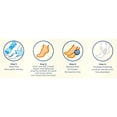 thumbnail image 3 of Aveeno Repairing CICA Foot Mask with Prebiotic Oat and Shea Butter, Moisturizing Foot Mask for Extra Dry Skin, (Pack of 6), 3 of 5