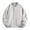 Gray, variant on Mens Bomber Jacket Zip Up Long Sleeve Jacket Casual Lightweight Daily Outfits Jacket