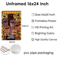 thumbnail image 2 of HFDF Black Lives Matter Sign Wall Art Poster Motivational African American Art Gift For Men Inspiring Quotes Poster For Teen Room Living Room Boys Bedroom Office 16x24inch Framed, 2 of 5