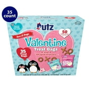 Utz Valentine Pretzel Treat Bags, 0.5 oz, 35 Ct