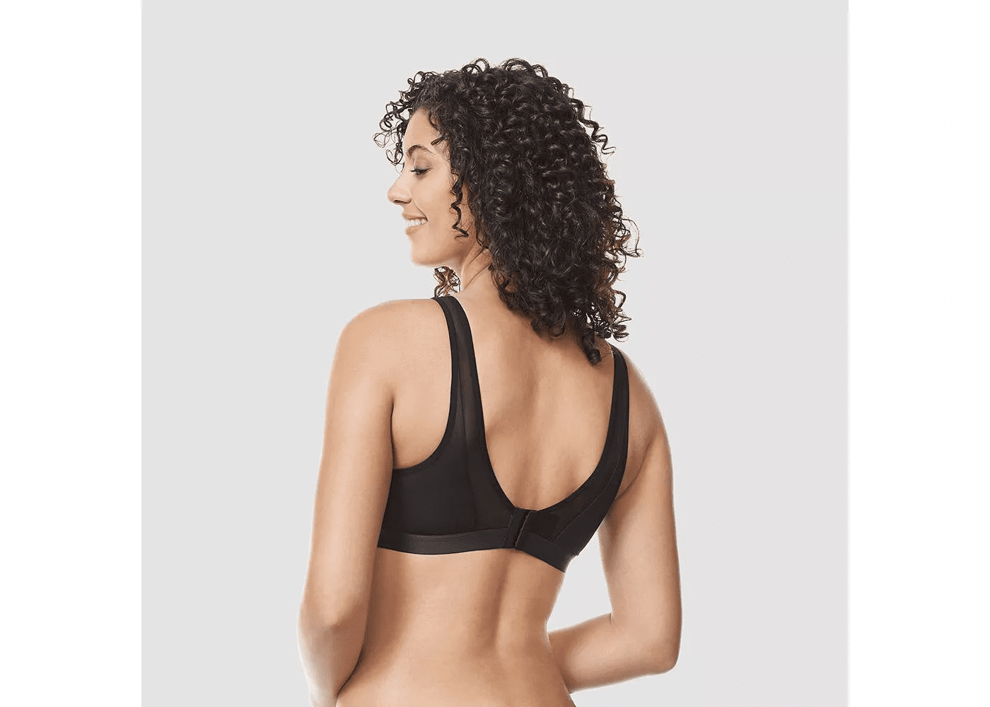 simply perfect by warner's women's wirefree contour bra with mesh