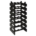 thumbnail image 1 of Wooden Mallet WR37BK 21 Bottle Dakota Wine Rack, Black, 1 of 4
