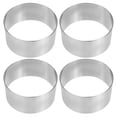 thumbnail image 4 of moldes redondos de acero inoxidable para hornear galletas, mousse, pasteles, donas y más, 4 of 8