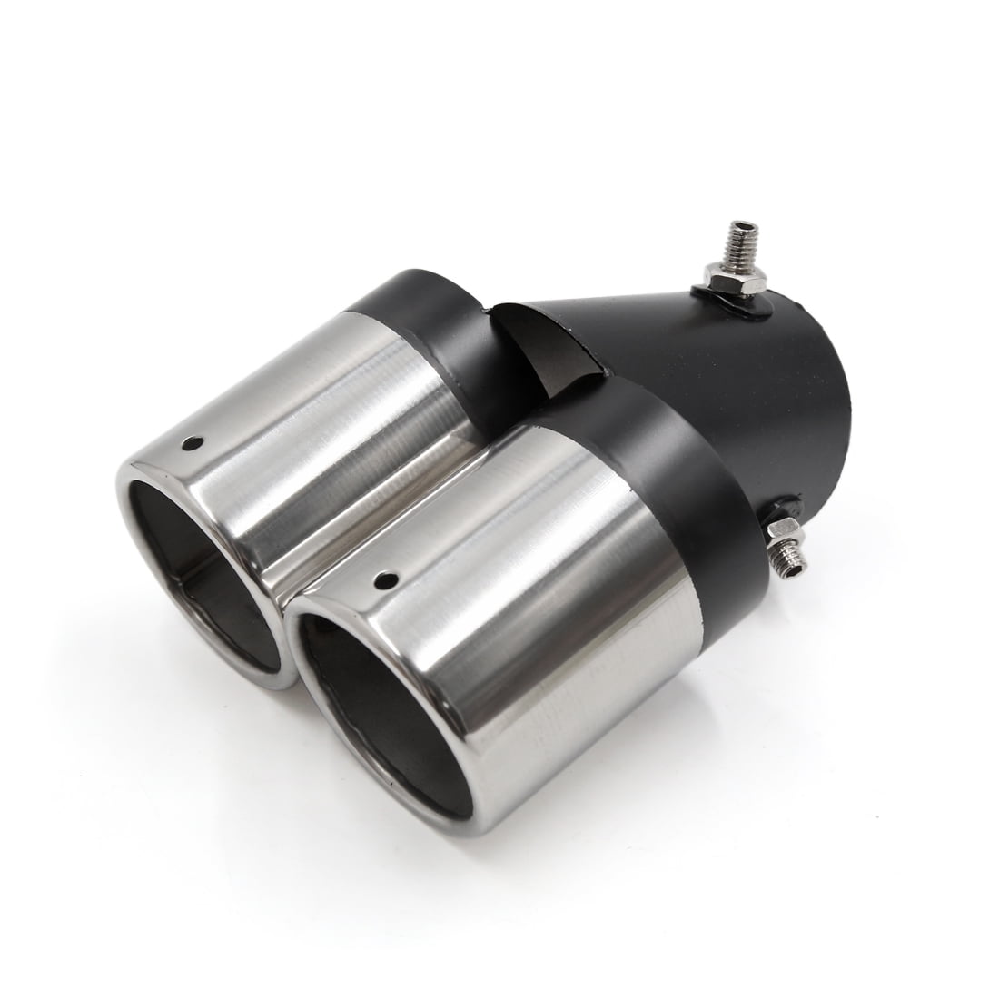 Vehicle Car Double Section Exhaust Muffler Silencer Stainless Steel Reduce Noise
