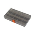 thumbnail image 3 of Caja de almacenamiento con múltiples rejillas, contenedor para manualidades con divisores de compartimentos, caja organizadora de hardware, estuche 15 cuadrículas, 3 of 8