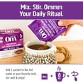 thumbnail image 6 of Om Mushroom Superfood Hot Chocolate Blend Mushroom Powder, Single Serve, 10 Count, Dutch Cocoa, 2g of Sugar, 25 Calories, Lion's Mane, Reishi, Chaga, Turkey Tail, Focus and Stress Support, 6 of 9
