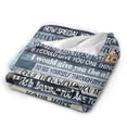 thumbnail image 2 of To My Husband Blanket Gifts For Kids Adults - Lightweight Throw Blanket For Bedroom Living Room Decor Soft Fuzzy Fleece Cozy Plush Bed Couch 40"X30", 2 of 7