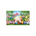 thumbnail image 2 of Bath Rugs - 23.6X15.7In Easter Bunny Print Decorative Doormat, 2 of 7
