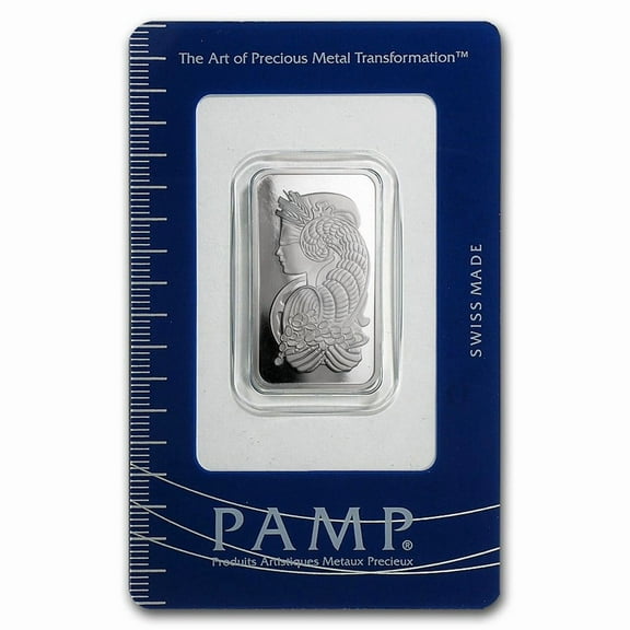Pamp Suisse Lady Fortuna 20 Gram Platinum Bar - In Assay